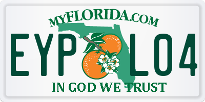 FL license plate EYPL04