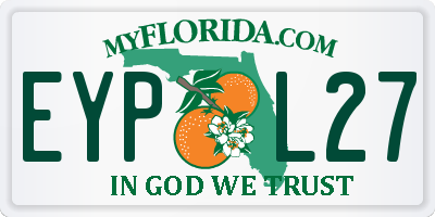 FL license plate EYPL27