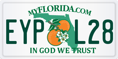 FL license plate EYPL28