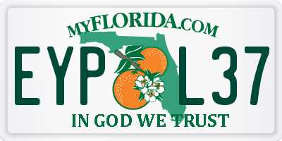 FL license plate EYPL37
