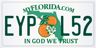 FL license plate EYPL52