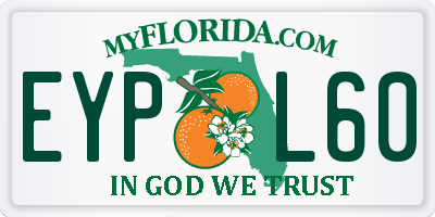FL license plate EYPL60