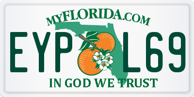FL license plate EYPL69