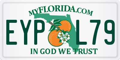 FL license plate EYPL79
