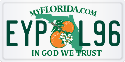 FL license plate EYPL96