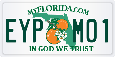 FL license plate EYPM01