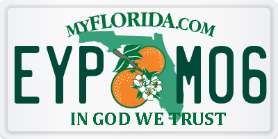 FL license plate EYPM06