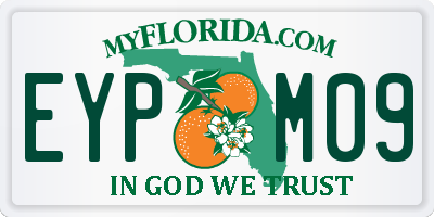 FL license plate EYPM09