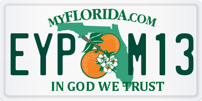 FL license plate EYPM13