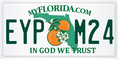 FL license plate EYPM24