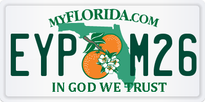 FL license plate EYPM26