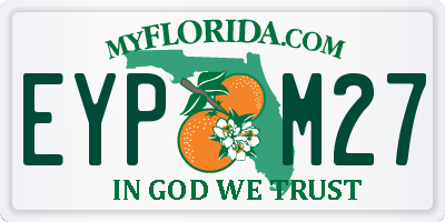 FL license plate EYPM27