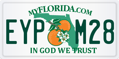 FL license plate EYPM28