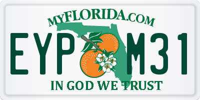 FL license plate EYPM31