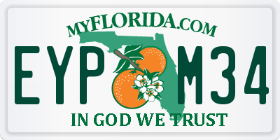 FL license plate EYPM34