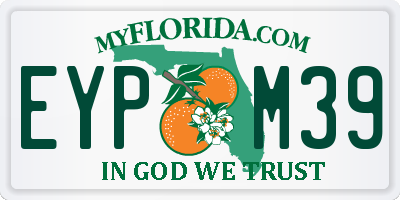 FL license plate EYPM39