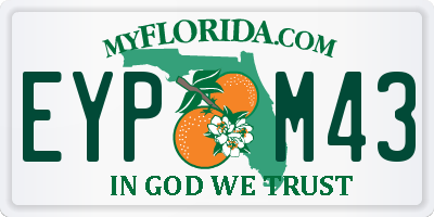 FL license plate EYPM43