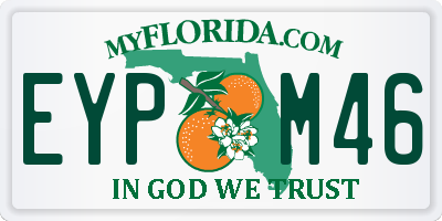 FL license plate EYPM46