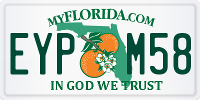 FL license plate EYPM58