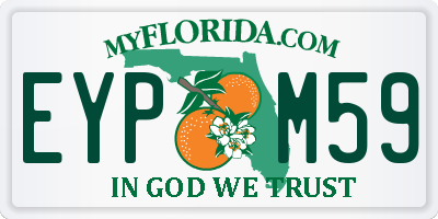 FL license plate EYPM59