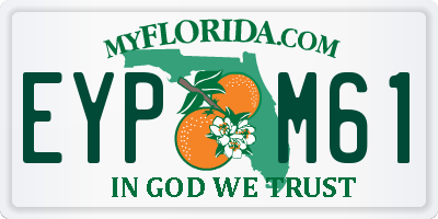 FL license plate EYPM61