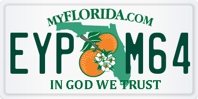FL license plate EYPM64
