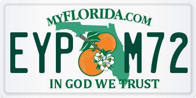 FL license plate EYPM72