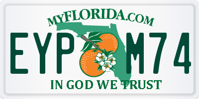FL license plate EYPM74