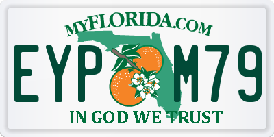FL license plate EYPM79