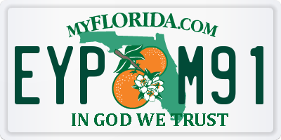FL license plate EYPM91