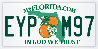 FL license plate EYPM97