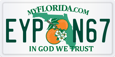 FL license plate EYPN67