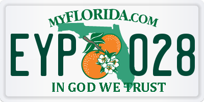 FL license plate EYPO28