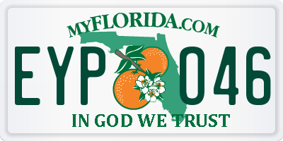FL license plate EYPO46