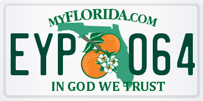 FL license plate EYPO64