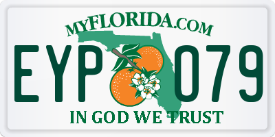 FL license plate EYPO79