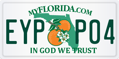 FL license plate EYPP04