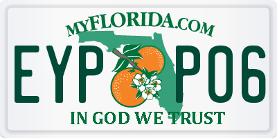 FL license plate EYPP06