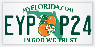 FL license plate EYPP24