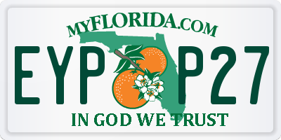 FL license plate EYPP27