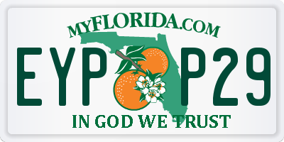 FL license plate EYPP29