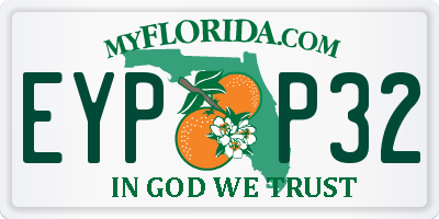 FL license plate EYPP32