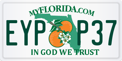 FL license plate EYPP37