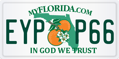 FL license plate EYPP66