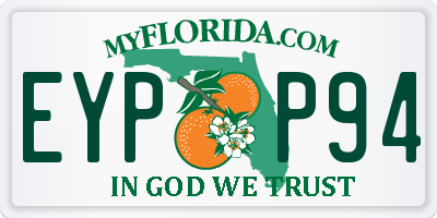 FL license plate EYPP94