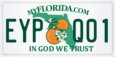 FL license plate EYPQ01
