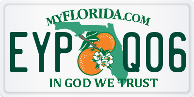 FL license plate EYPQ06