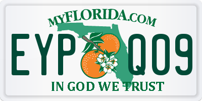 FL license plate EYPQ09