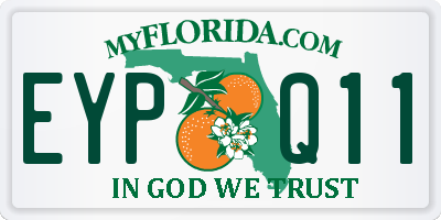 FL license plate EYPQ11