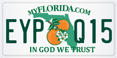 FL license plate EYPQ15